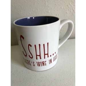 "Sshh There's Wine in Here" Baum BIG Coffee Mug